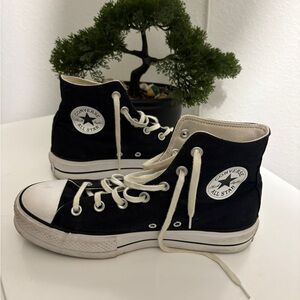 Converse😍 Black and White High-Tops